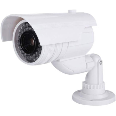 Caméra Factice Avec Support De Caméra De Surveillance Vidéo à Led Ir Clignotante
