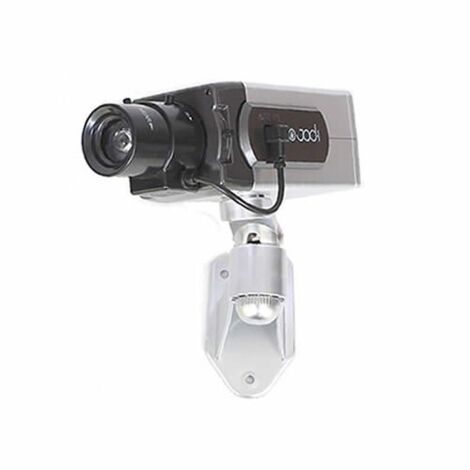 Camera factice motorisée sur pied avec led lumineuse