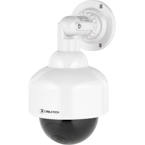 Caméra factice rotative avec LED DK-10 Cabletech, alimentée par 2 piles AA