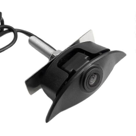 Caméra frontale de voiture avec logo, vision nocturne HD, caméra de stationnement intégrée --