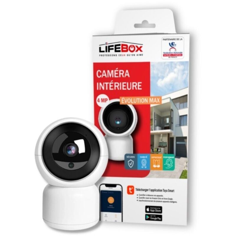 Lifebox - Caméra intérieure pour centrale d'alarme EvolutionMax