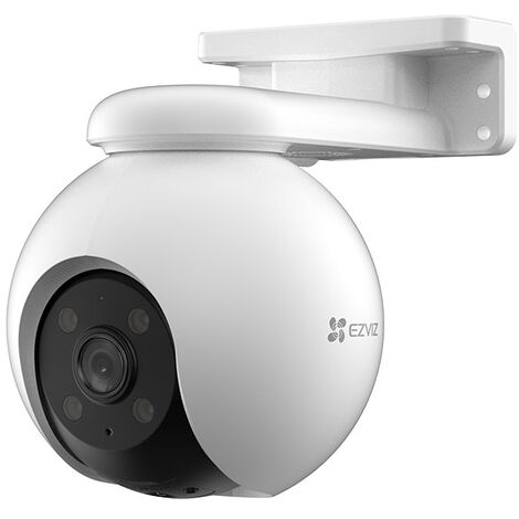 Caméra de sécurité extérieure bticino avec sirène blanche intégrée -  noc-s-w-pro