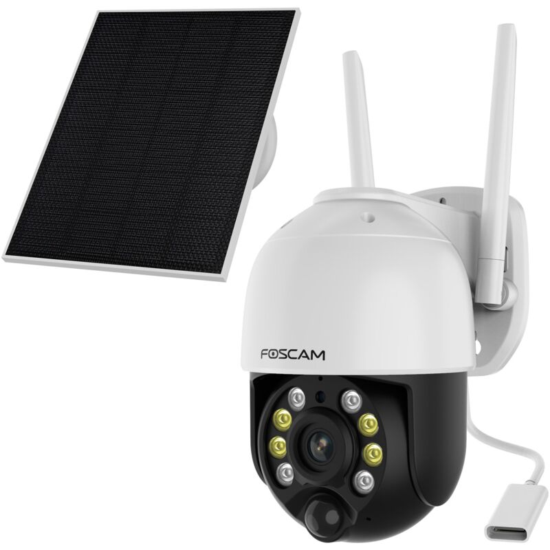 Foscam - Caméra ip Wi-Fi dôme motorisée 4MP sur batterie B4