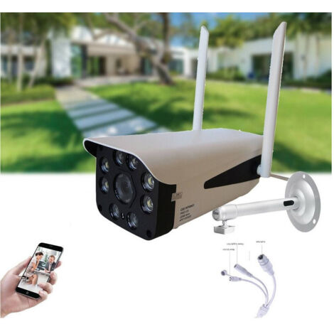 Caméra Ip P2p Sans Fil 8 Led Infrarouges 4mm 3mpx Voix Tf Js968rp