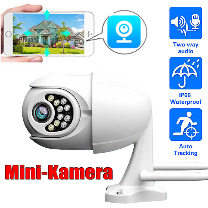 Caméra ip sans fil 1080P wifi cctv extérieure hd ptz Smart Security Camera 360° ir