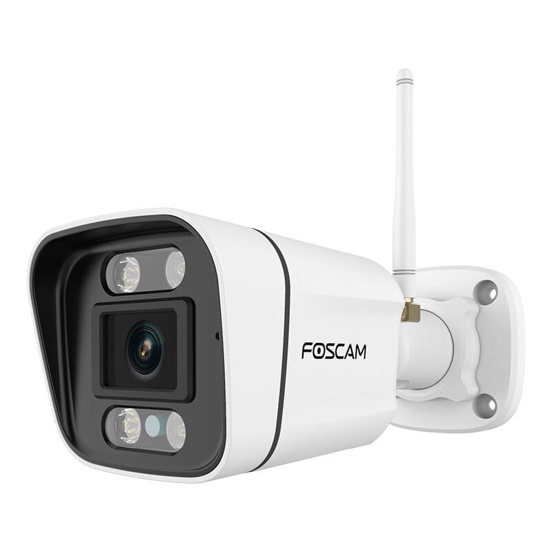 Foscam - Caméra ip Wifi extérieure 5 mp qhd avec spots lumineux et sirène V5P Blanc