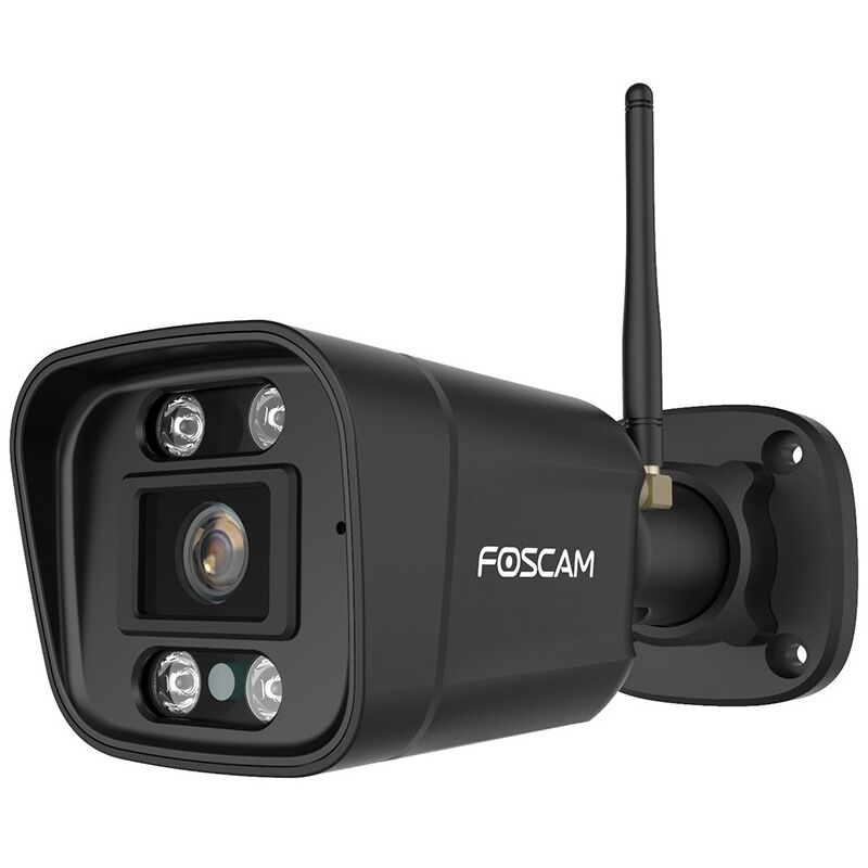 Foscam - Caméra Wifi extérieur avec spots et sirène - V8P Noir