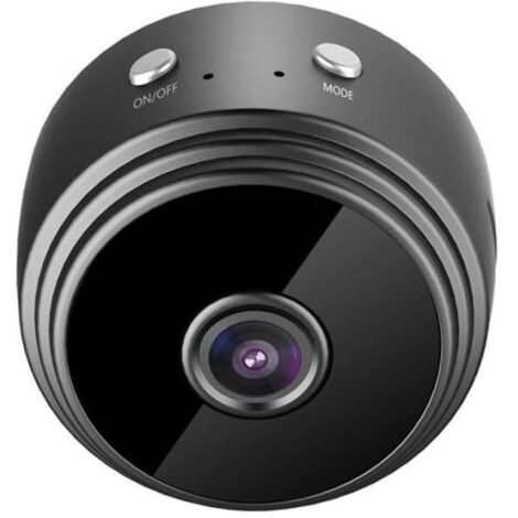 Caméra IP WiFi Mini A9 Full HD 1080P - Vision nocturne - Enregistreur Vidéo - Noir - Sécurité Maison