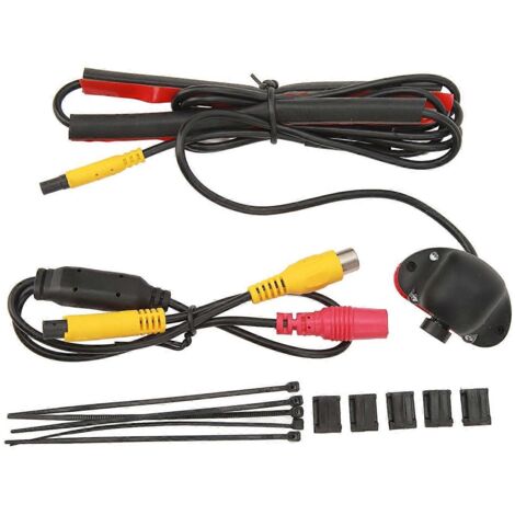 Caméra latérale 12V pour voiture, angle mort HD 90° vision nocturne, étanche IP68, idéale pour camion, bus, camping-car et VR.