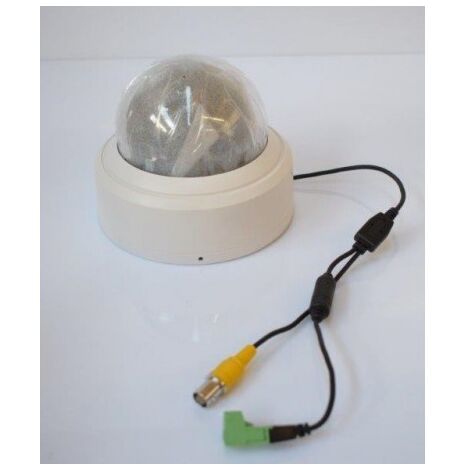 Caméra Mini-Dôme intérieur 960H capteur CCD 1/3" résolution 720 TVL Obj 2.8 à 10.5mm Alim 12-24V (non incl) BOSCH VDN-295-10
