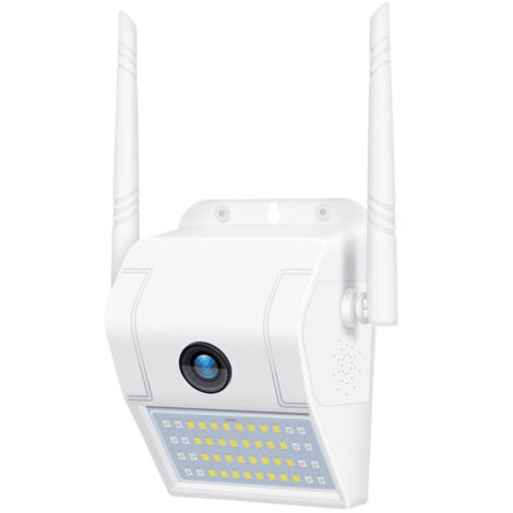Caméra Projecteur Sans Fil 1080p WiFi Sécurité HD 1080P 160° Vue Maison Extérieur