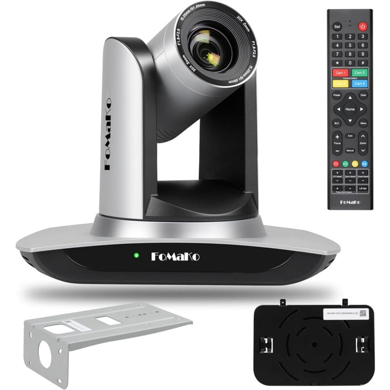 Caméra ptz hdmi à suivi automatique Fomako ai Zoom optique 20x Caméra ptz hdmi USB3.0 ip pour services religieux Éducation au culte, PoE 1080P60 FMK12