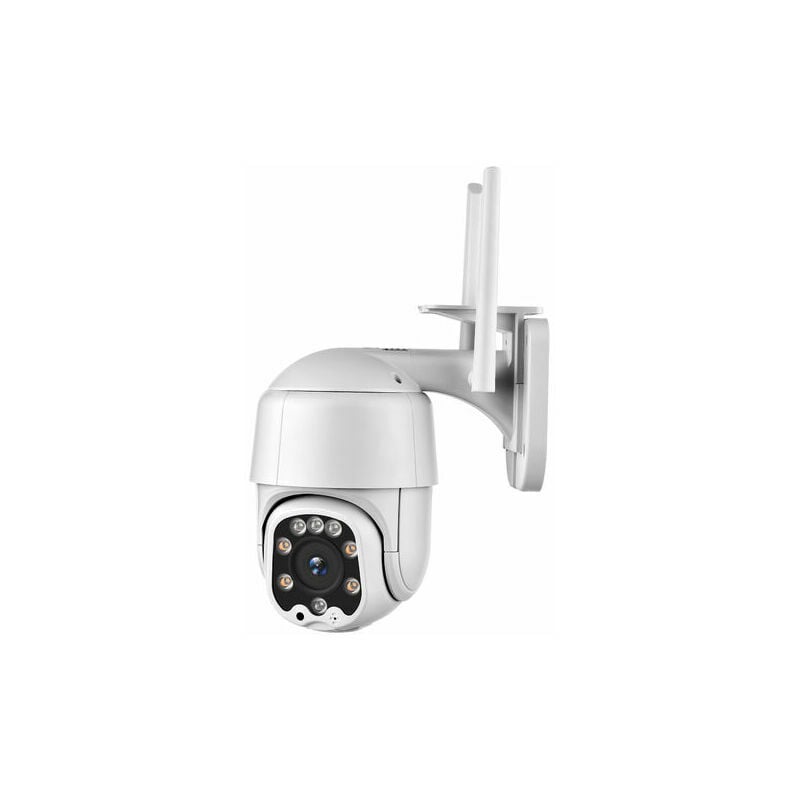 Ensoleille - Camera Ptz Reseau Sans Fil Hd 1080P, Camera De Surveillance Interieure/Exterieure, Audio Bidirectionnel, Detection De Mouvement, Acces a