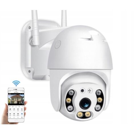 CAMÉRA ROTATIVE EXTÉRIEURE WIFI IP 4x ZOOM SD 2Mpx DÔME IP