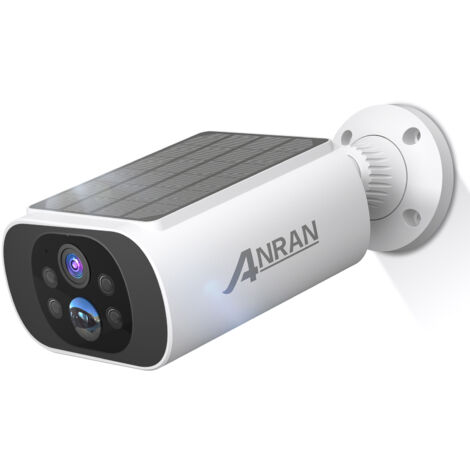 Caméra Surveillance solaire 4MP WiFi Extérieur sans Fil,compatible avec le KIT de surveillance ANRAN