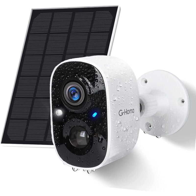 Umnuou - Camera Surveillance WiFi Extérieure sans Fil Batterie, 1080P Intérieure ip Caméra avec Vision Nocturne Couleur, Audio Bidirectionnel,