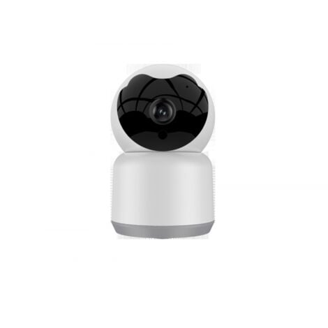 PHASAT Caméra Surveillance WiFi Intérieure, 360° Caméra sans Fil 3MP pour Bébé/Animal/Maison, AI Détection de Mouvement Humain,Vision Nocturne,Audio Bidirectionnel,Connectée Smartphone,Accès à Distance