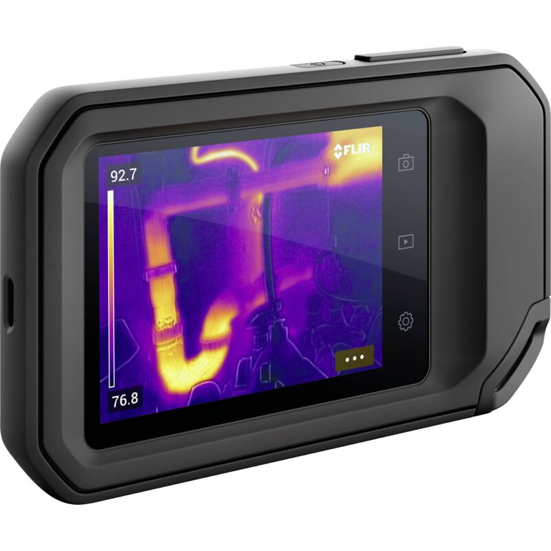 Caméra thermique Flir C3-X Compact -20 à 300 °c 8.7 Hz msx®, WiFi, appareil photo numérique intégré, Résiste à une chut