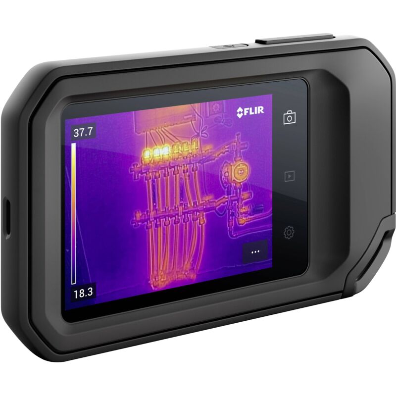 Caméra thermique Flir C5 (Wi-Fi) -20 à +400 °c 8.7 Hz msx®, Lampe led intégrée, appareil photo numérique intégré, WiFi A366212