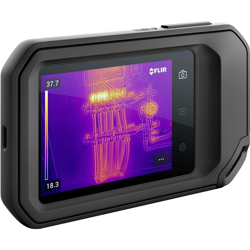 Flir - Caméra thermique C5 (Wi-Fi) -20 à +400 °c 8.7 Hz msx®, Lampe led intégrée, appareil photo numérique intégré, WiFi A366212