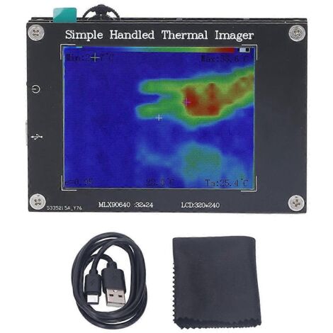 Caméra thermique infrarouge avec écran 3,2 pouces
