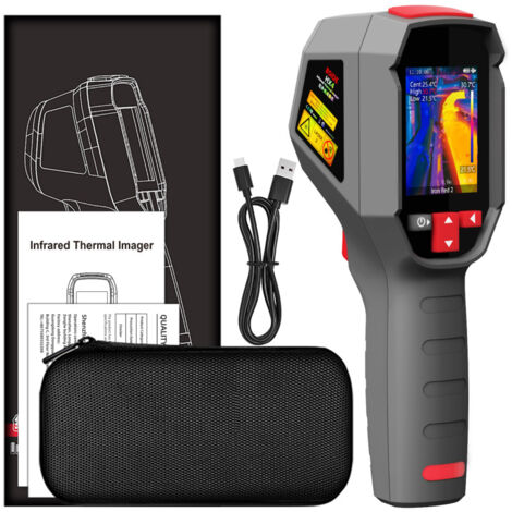 Caméra thermique portable BSIDE HX4, résolution IR 320×240, plage de température de -20 °C à 550 °C, fréquence d'images de 25 Hz, avec alerte de température haute/basse pour l'inspection industrielle