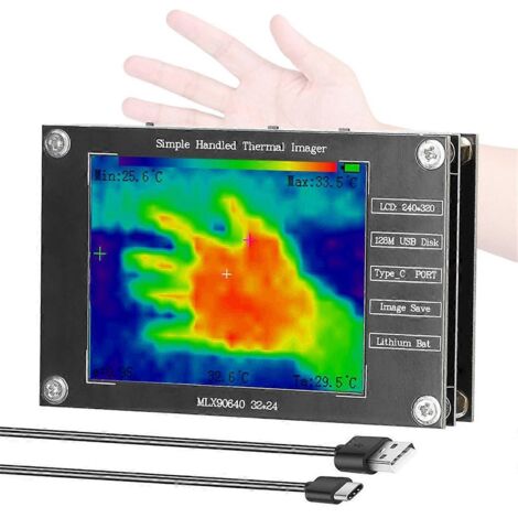 Caméra thermique portable de 2,8 pouces