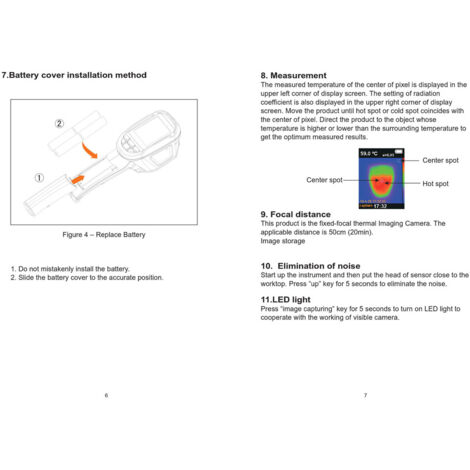 Caméra thermique portable professionnelle, thermomètre infrarouge, imageur thermique IR, appareil d'imagerie infrarouge
