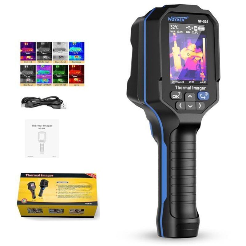 Caméra Thermique Portative 120×90 – Détection de Fuites d’Eau & Problèmes Électriques – Imagerie Infrarouge – Diagnostic