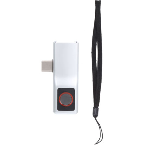 Caméra Thermique pour Téléphone, Portable Type-C, Détecteur de Chauffage au Sol, Appareil à Imagerie Infrarouge Argenté