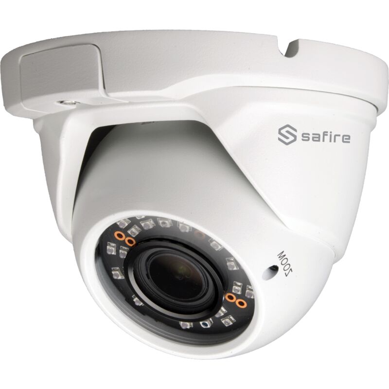 Caméra Turret 4N1 Safire Gamme eco - 1/3' soi 2 Mpx - Objectif varifocal 2.713.5 mm - 3D dnr - Smart ir Matrix LEDs Portée 30 m - Étanche IP66