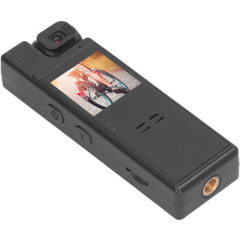 Caméra Vélo Sportive Écran LCD 1,3" Rotatif 180° Batterie Intégrée Enregistrement Clip Arrière