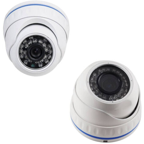 Caméra Vidéo De Surveillance Dôme Ahd 24 Led Infrarouge 2.0mp 3.6mm Lv-347