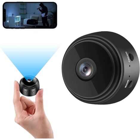 Camera WiFi 1080P Mini Caméra de Surveillance Interieur/extérieur sans Fil avec Enregistrement Micro Cachée Camera Enregistreur Cam Invisible
