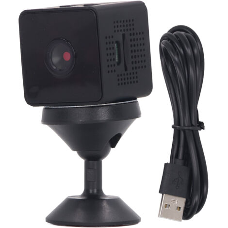 Caméra WiFi Intelligente Mini sans Fil, Vision Nocturne, Sécurité Maison 1080P