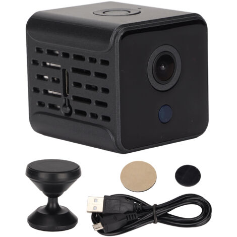 Caméra WiFi Mini 1080P HD Vision Nocturne Portable pour Surveillance Extérieure et Domestique