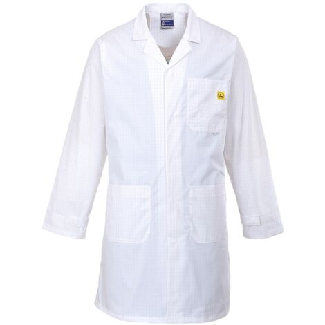 Camice Da Lavoro Bianco Antistatico Esd Bianco 2XL