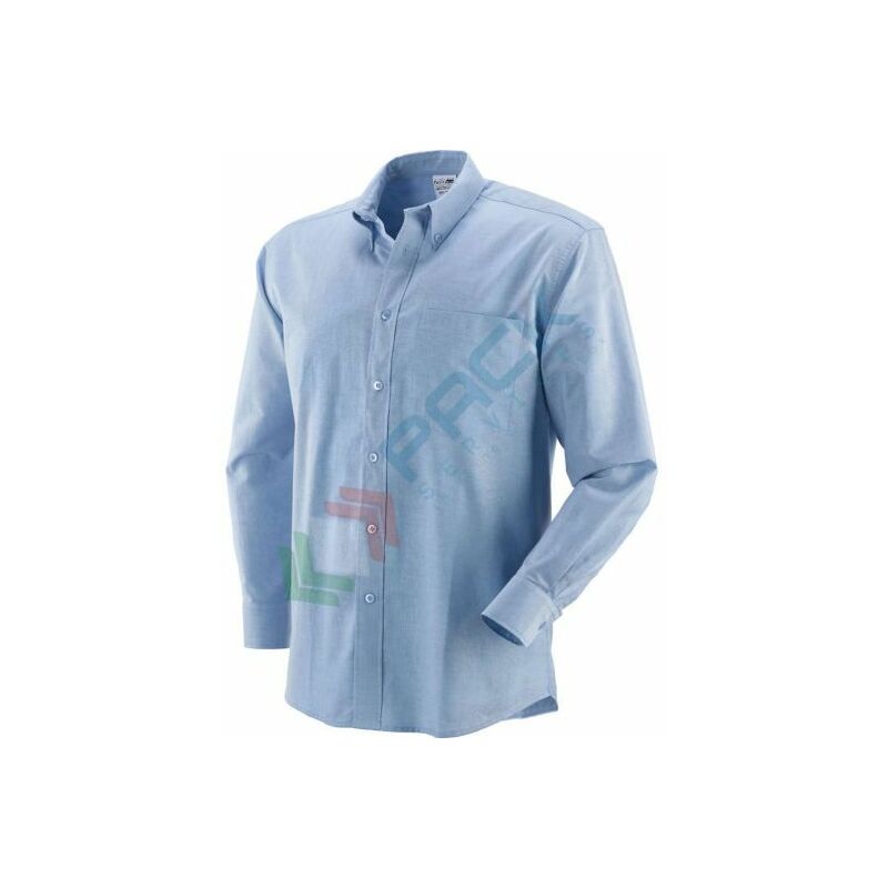 Image of Greenbay - Camicia da lavoro tessuto Oxford - Azzurro