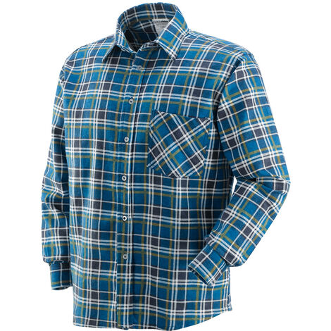 Camicia da lavoro Neri Flanella - XL