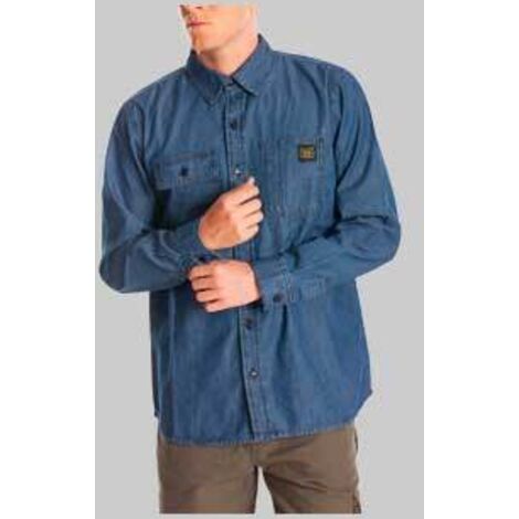 CAMICIA IN DENIM DA LAVORO 'MATT RICA LEWIS Tg. L - RICA LEWIS