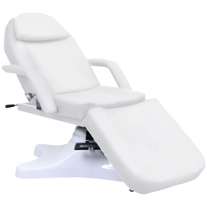 

vidaXL Camilla de masaje blanca 180x62x(86,5-118) cm - Blanco