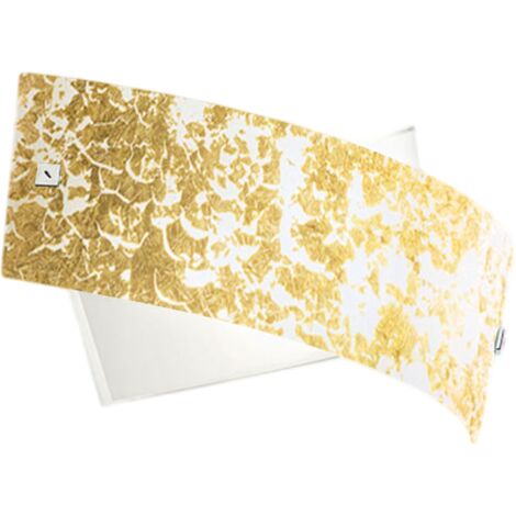 Camilla - Lampada da parete oro 2XE14 max 2X28W IP20 - Applique led da muro design moderno 34x20cm