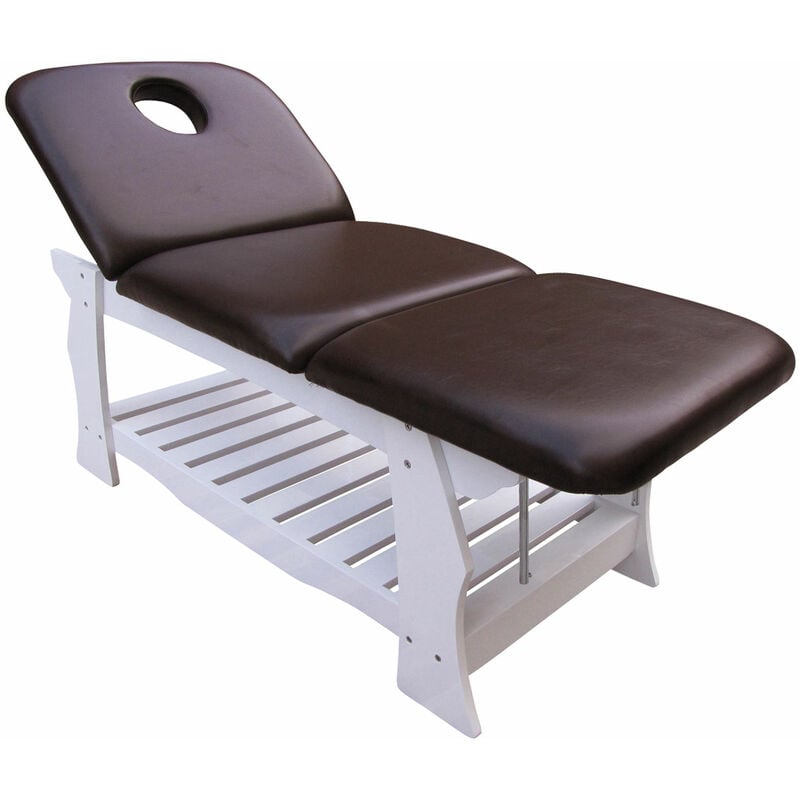 

Camilla Mesa de Masaje ML-500 madera blanco marrón