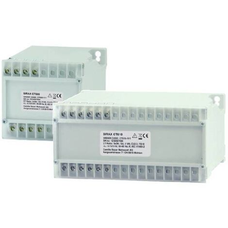 Camille Bauer CT 600 Modulo trasformatore Corrente primaria 5 A Corrente secondaria 5 A Montaggio su guida DIN 1 pz.