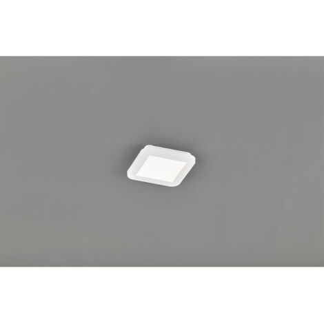Camillus Plafón Cuadrado Led Regulable Blanco IP44 17x17 cm Trio Lighting