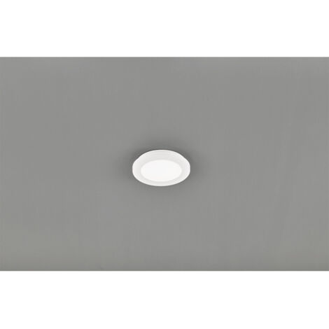 Camillus Plafón Redondo Led Regulable Blanco IP44 Ø17 cm Trio Lighting