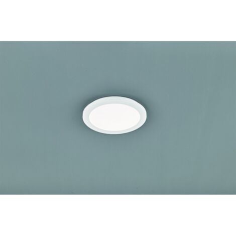 Camillus Runde Deckenleuchte Led Dimmbar Weiß IP44 Ø26 cm Trio Lighting