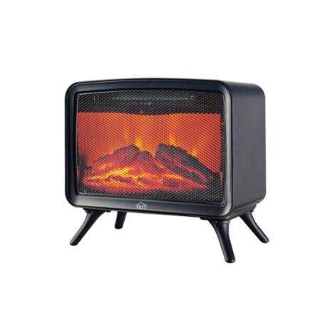 CAMINETTO ELETTRICO 800-1600W 34X18XH30CM NERO.