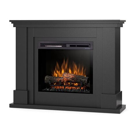 Caminetto Elettrico A Libera Installazione A LED - Nero - 23" - 110 x 89.7 x 30 - LUENA