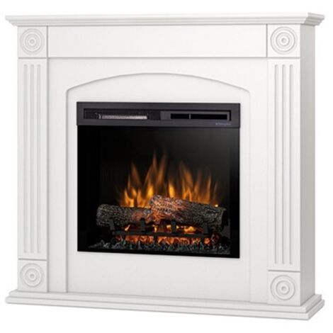 Caminetto Elettrico Da Pavimento A Libera Installazione A LED - Bianco opaco 23"- 107x100x29 - ATRATO